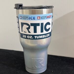 RTIC 20 oz Silver Tumbler
